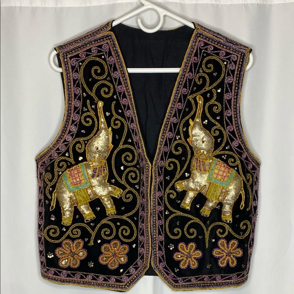 Vintage Elephant Vest - Picture 3 of 4